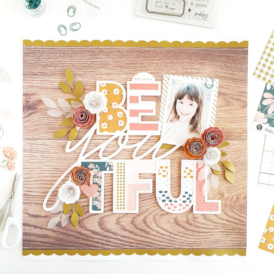 "Beautiful You" Layout | Anna Blades