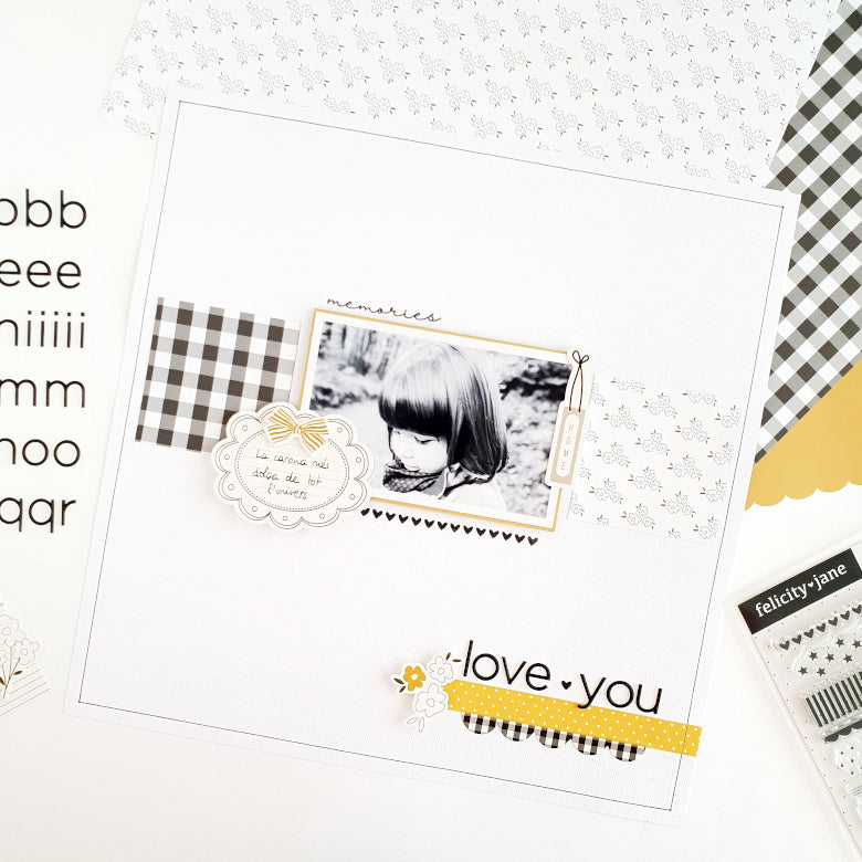 "Love You" Layout | Anna Blades
