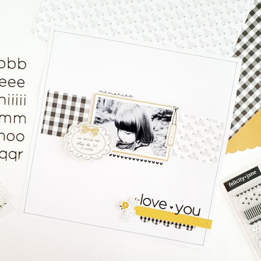 "Love You" Layout | Anna Blades