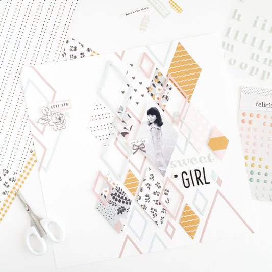 "Sweet Girl" Layout | Anna Blades