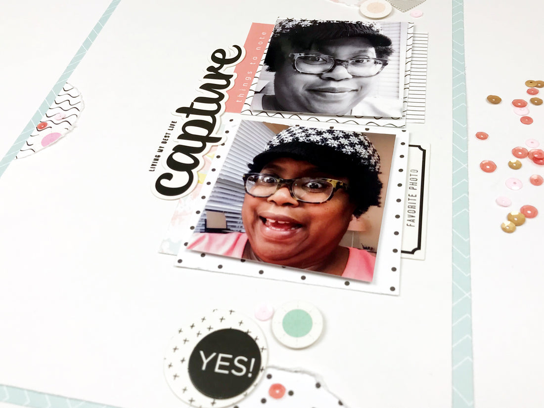 "Capture" Layout Using the Alexis Kit | Victoria Calvin