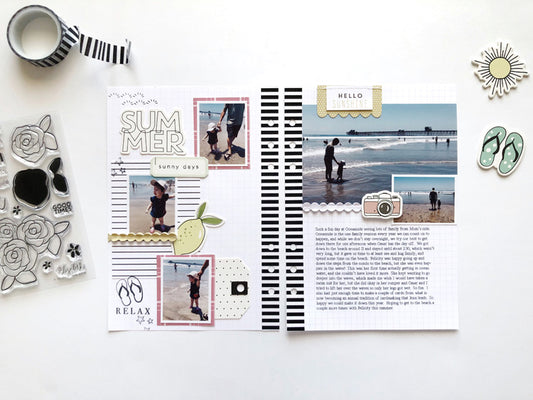 Summer A5 Layout | Sarah Zayas