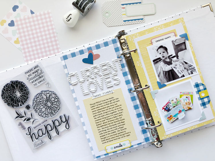 Current Loves Album Layout | Sarah Zayas