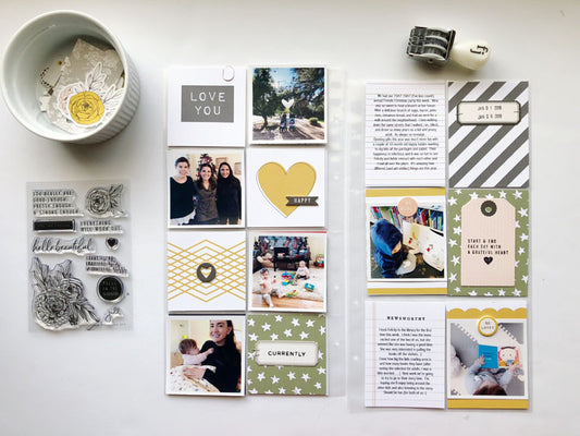 1st Week in 2019 Layout Using the Jill Kit | Sarah Zayas
