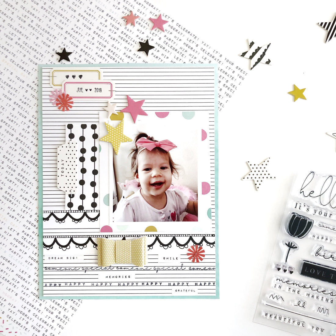 Celebrate Today 6x8 Layout | Sarah Zayas