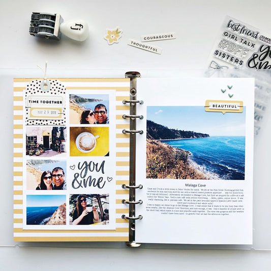 A5 Summer Album Layout | Sarah Zayas