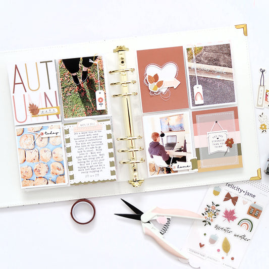 "Autumn" Pocket Page Spread | Sheree Forcier