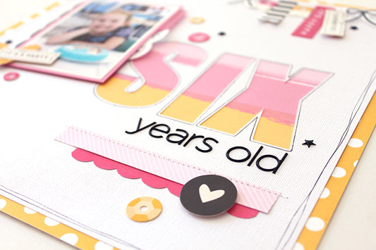 Six Years Old Layout | Mandy Melville