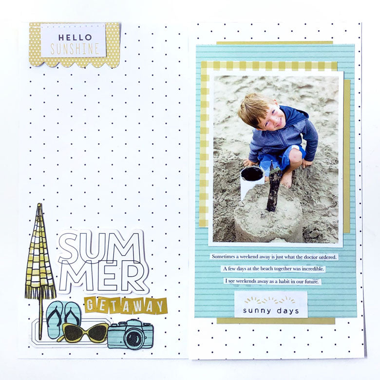 Summer Getaway Layout | Lynne Ashcraft