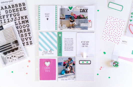1st Day Kindergarten Pocket Page with Jamiee Collection | Ulli Dold
