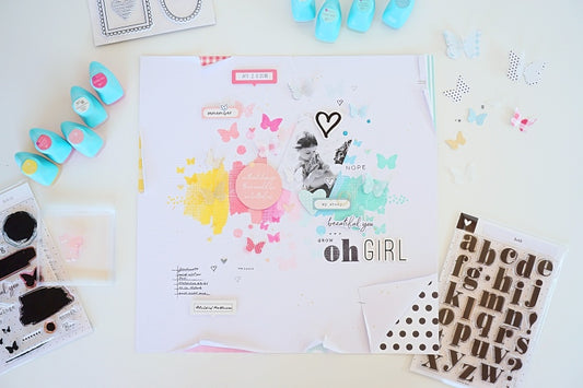 Oh Girl Layout | Ulrike Dold