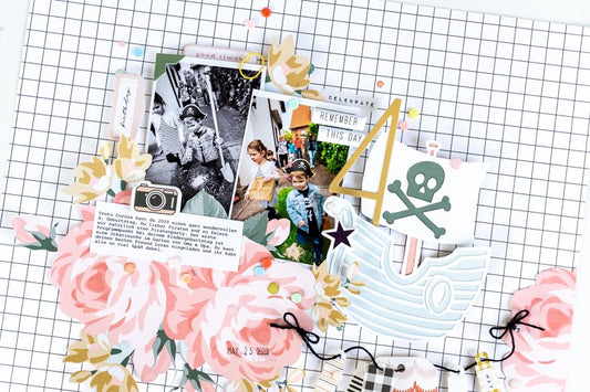 Pirates Birthday Page with FJ Tori | Ulrike Dold