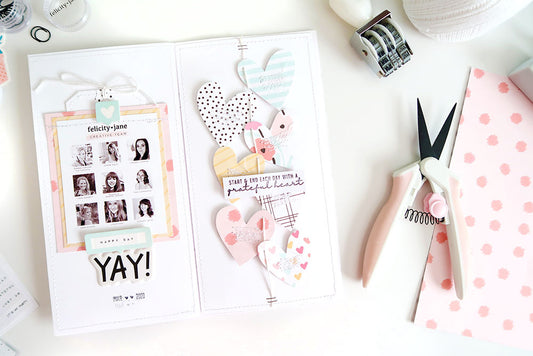 "Yay!" Traveler's Notebook Spread | Sheree Forcier