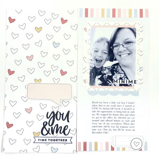 You & Me Traveler's Notebook Layout | Lynne Ashcraft