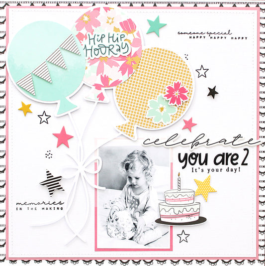 'You are 2' Layout with the Jenny Kit | Mandy Melville