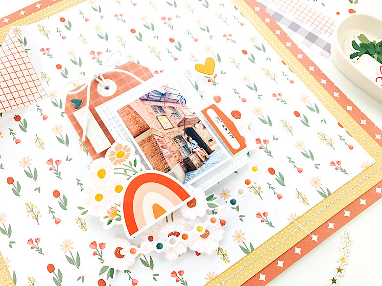"Perfect Moment" Scrapbook Layout | Karlla Dauer