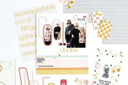 "Cool Dudes" Layout | Jana Bennett