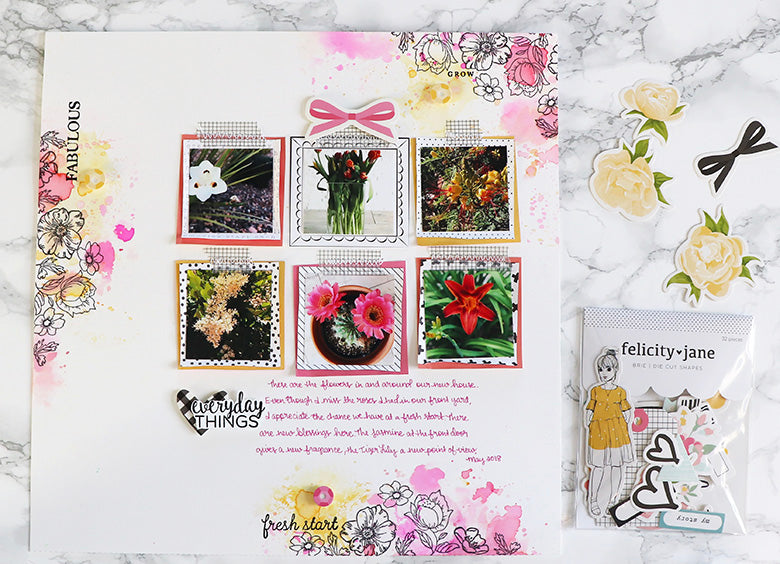 Flowers Layout | Leigh Ann Odynski