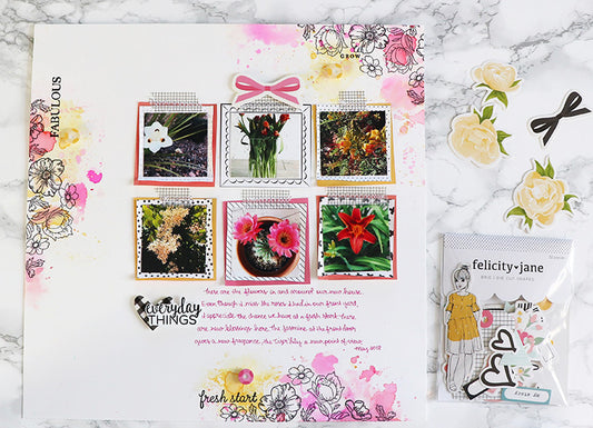 Flowers Layout | Leigh Ann Odynski