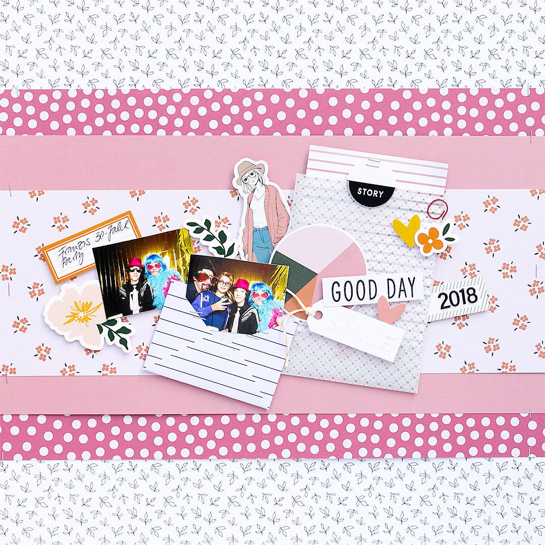 Good Day Scrapbook Layout | Sandra Dietrich