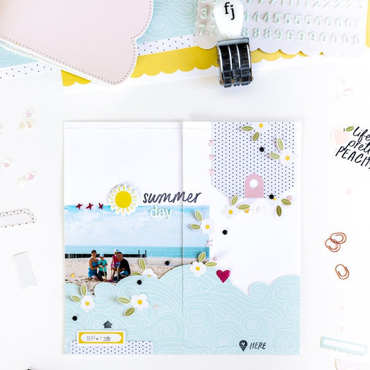 "Summer Day" Traveler's Notebook Spread | Ulrike Dold