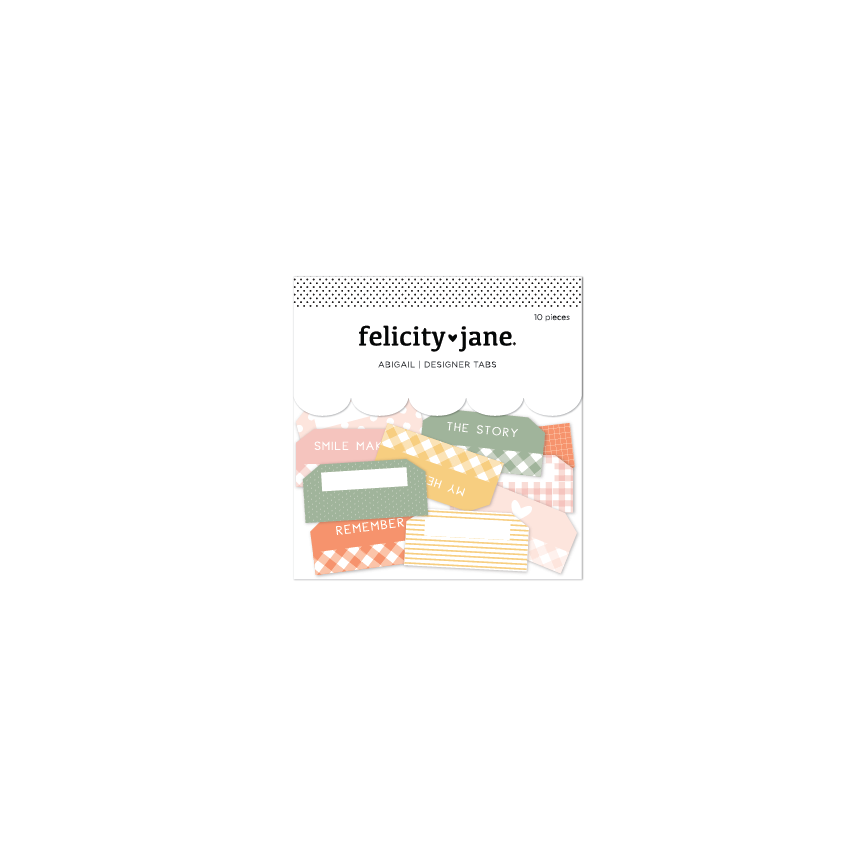 Abigail | Designer Cardstock Tabs