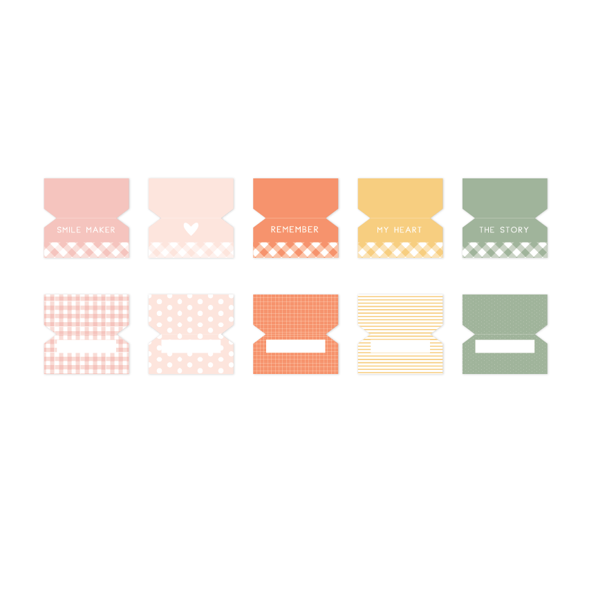 Abigail | Designer Cardstock Tabs