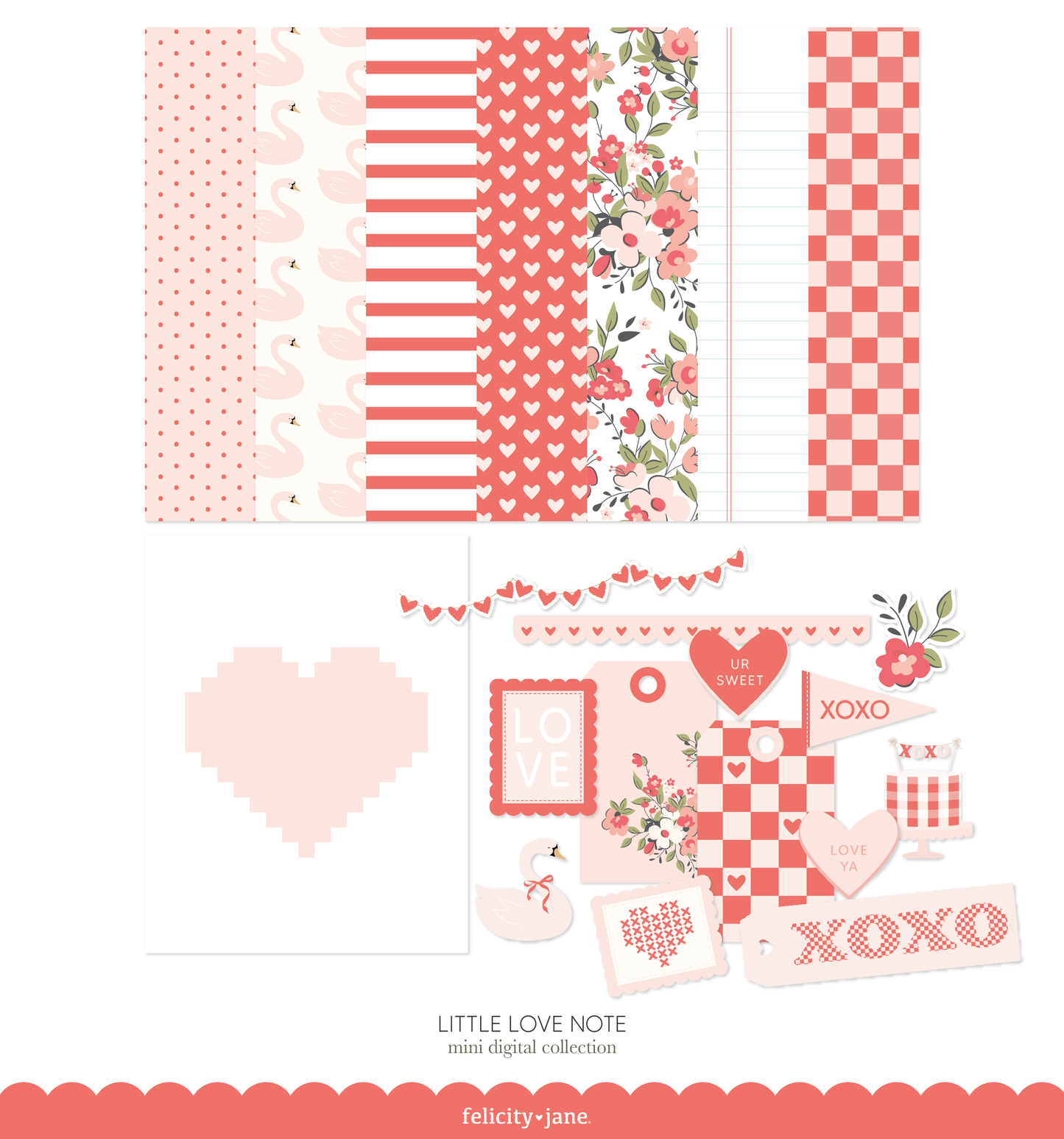 Mini Digital Collection | Little Love Note