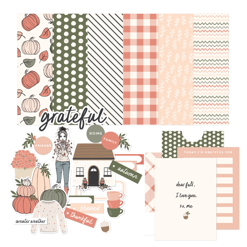 Mini Digital Kit  Happy Spring – Felicity Jane