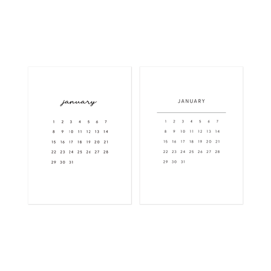 2023 printable calendar | 6 x 8 pages