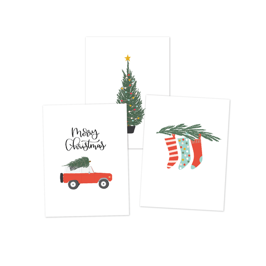 MERRY CHRISTMAS - journaling cards