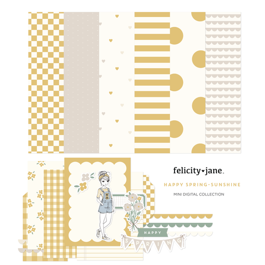 Mini Digital Kit | Happy Spring - SUNSHINE