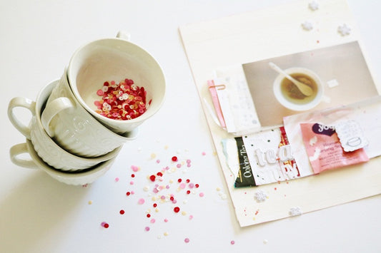 "Tea Story" Layout | Carol Chastain