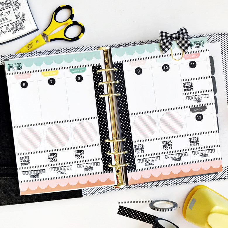 February Weekly Planner Spread | Anita Patel