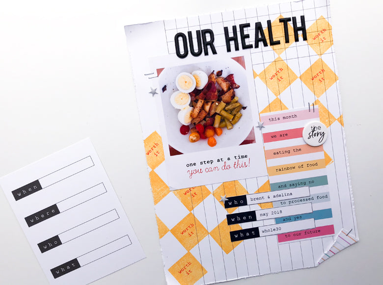 Our Health Layout | Adelina Starace