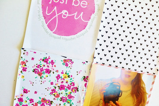 "Just Be You" 6x8 Layout | Carol Chastain