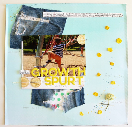 "Growth Spurt" Layout | Carol Chastain