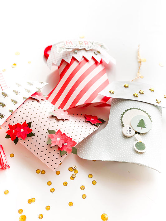 Christmas Stocking Pillow Box | Kerstin Scheidler