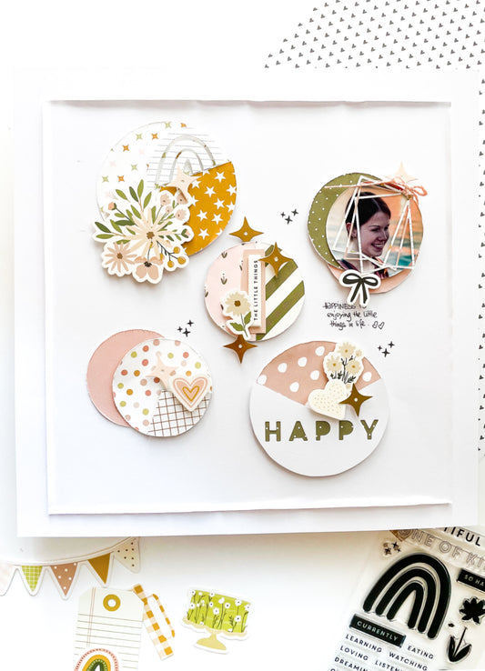 "Happy" Circles Layout | Kerstin Scheidler