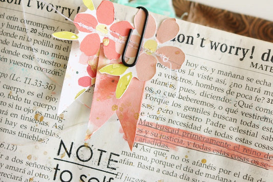"Don't Worry!" Bible Journaling Page | Carol Chastain
