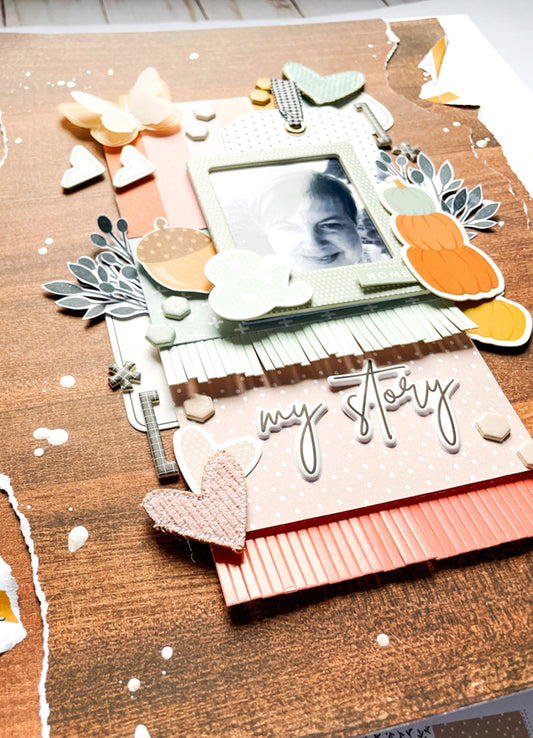 "My Story" Layout | Kerstin Scheidler