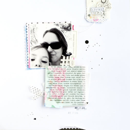Scrapbook Layout #6 - Textures & Layers | Anne Keller