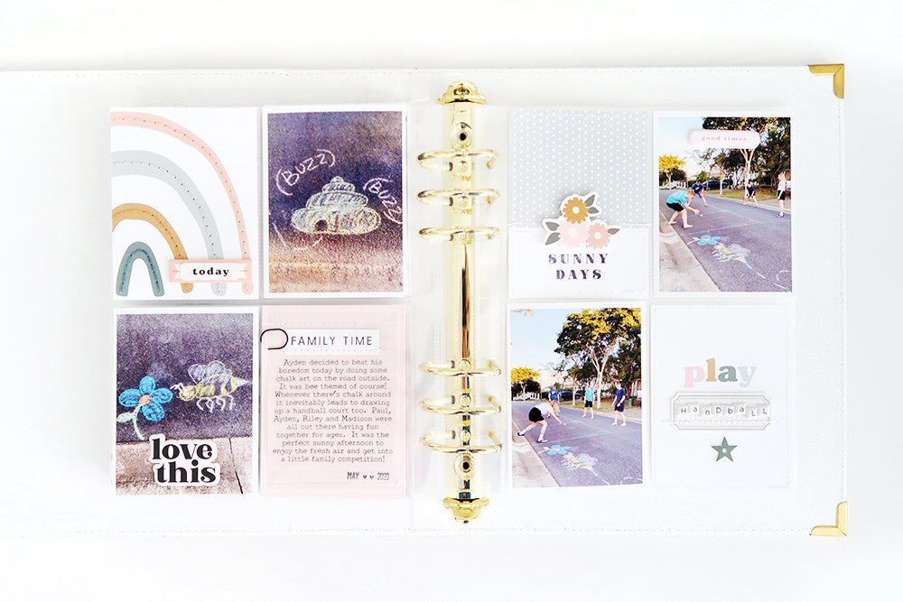 Amanda Kit Pocket Page Spread | Sheree Forcier