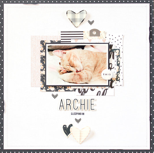 Archie Layout using the Reagan Kit | Mandy Melville