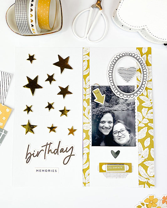 "Birthday Memories" Traveler's Notebook Spread | Mik Godinho