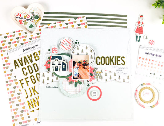 "Cookies" Scrapbook Layout | Karlla Dauer