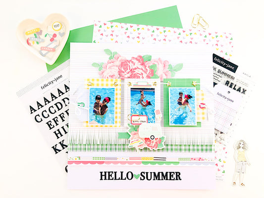 "Hello Summer" Layout | Karlla Dauer