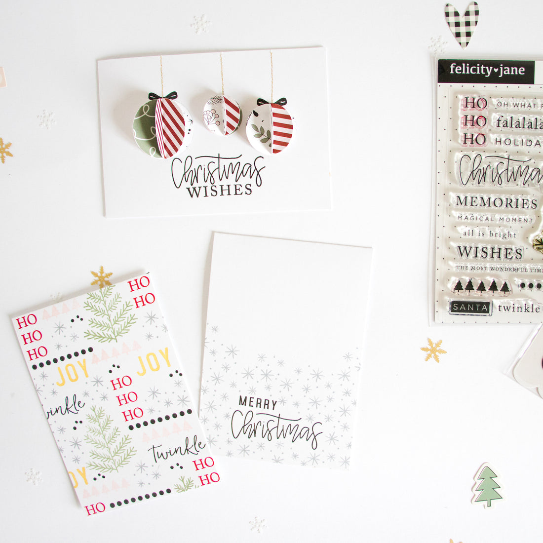Quick & Easy Christmas Cards with the Holly Kit | Kathleen Graumüller