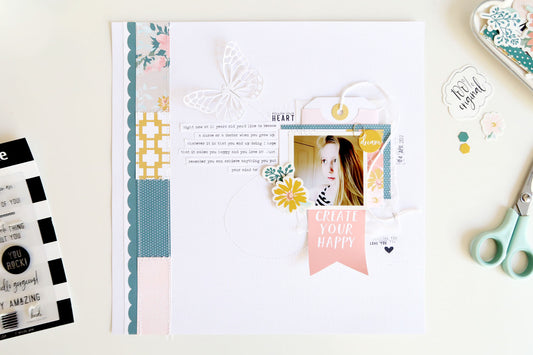 Create Your Happy Layout | Sheree Forcier