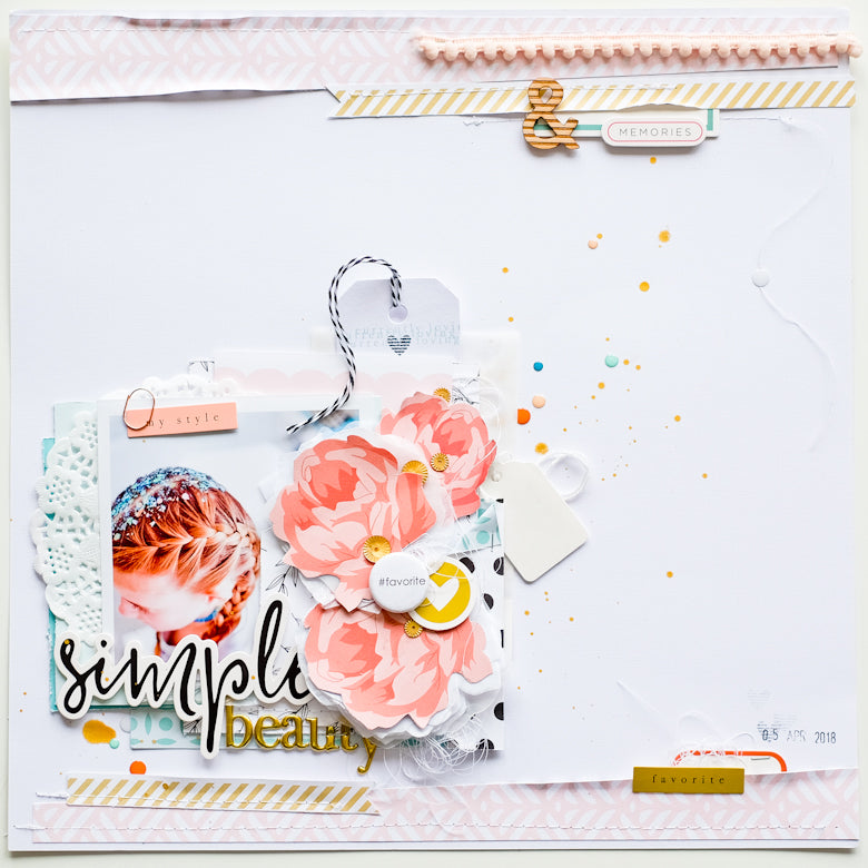 Simple Beauty Layout + Sketch | Suse Fish